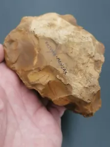 Acheulean culture Lower Paleothic France Handaxe Biface in Jasper Dordogne - Picture 1 of 16