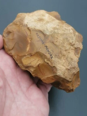 Acheulean culture Lower Paleothic France Handaxe Biface in Jasper Dordogne - Image 1 of 4