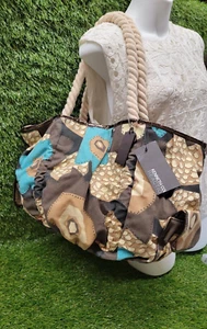 Kenneth Cole Reaction Rock The Tote Canvas Satchel Shoulder Bag Large - Picture 1 of 12