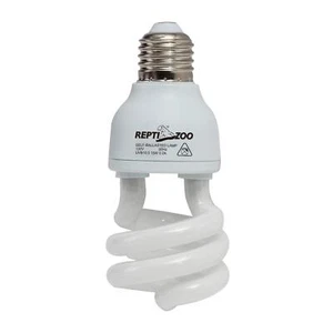 Energy Saving Lamps UVB Bulb Spiral Compact 15 Watts UVB 10.0 Reptile Light B... - Picture 1 of 8