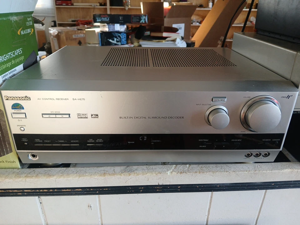 Panasonic SA-HE75 AV Control Receiver Built-In Digital Surround Decoder - Image 1 of 4
