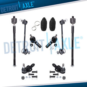 FWD Front Inner Outer Tierod + Lower Ball Joints + REAR Sway Bar for 99-03 RX300