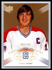 2008-09 UD Montreal Canadiens Centennial Parallel #219 Serge Savard 66/100 14303