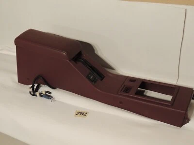 Toyota Celica GT GTS 1986-1989 consola central con almacenamiento OEM Borgoña Foto 1 de 4