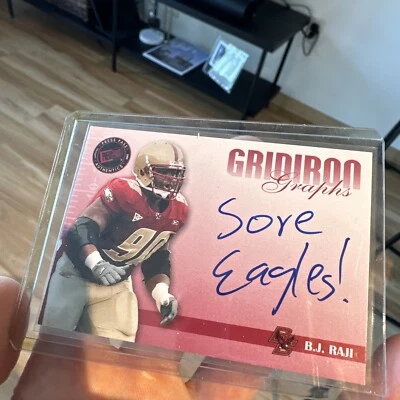 BJ Raji Packers Auto On Card /150 “Sore Eagles” Misspelling - Image 1 of 4