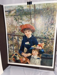 Portafolio de impresiones en color Renoir Van Gogh Lautrec Manet Degas Monet Redon - Imagen 1 de 12