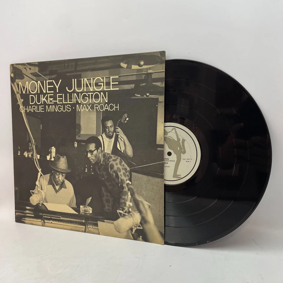 Duke Ellington Charlie Mingus Max Roach ‎Money Jungle Vinyl LP US 1962 Mono G+ - Image 1 of 2