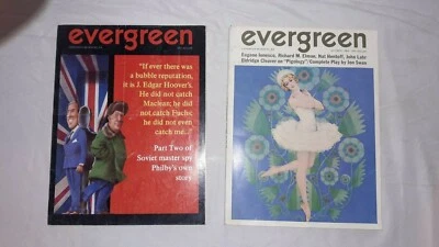 Lot of 2 Evergreen Review Magazines, 1968, Eldridge Cleaver, Kim Philby & More - Image 1 of 4