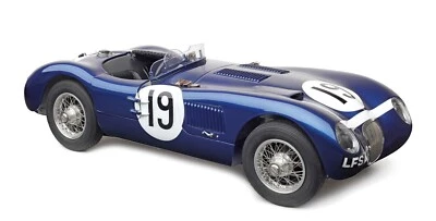 1/18 CMC Jaguar C-Type #19 Ecurie Ecosse blue Steward/Sandersson CMC M-192 NIB - Bild 1 von 4