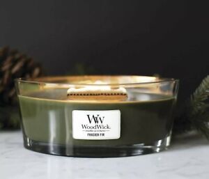 WoodWick  Frasier Fir Scented Candle, Ellipse Glass Jar - 16 Ounce. NEW
