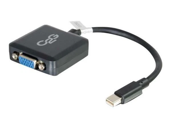 C2G 20cm Mini DisplayPort Male To VGA Female Adapter Converter Black - New - Image 1 of 3