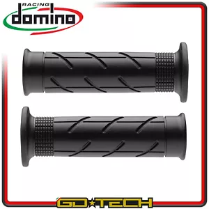 MANOPOLE DOMINO HONDA STYLE MOTO SCOOTER STRADALI UNIVERSALI ORIGINALI Forate - Foto 1 di 12