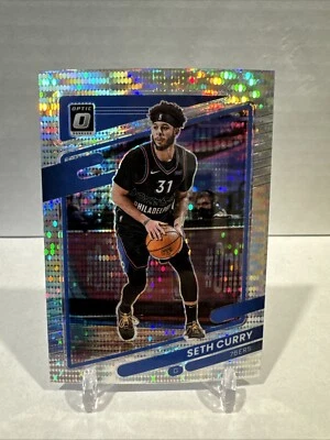 2021-22 Panini Optic Basketball Silver Pulsar Prizm #91 Seth Curry - Image 1 of 2