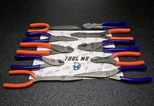 Snap-on Tools USA NEW 10pc Orange & PURPLE  Assorted Plier Cutter Set PWCS7ACF  - Picture 1 of 22