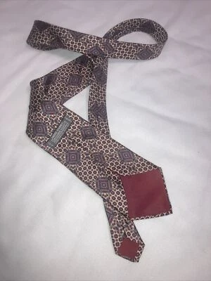 Andre Gianni Corbata Multicolor Acabada a Mano 100% Seda Diseñador 56” Foto 1 de 4