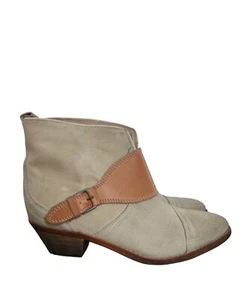 ALL SAINTS Leather Cowboy Boots - Size UK7 - Picture 1 of 9
