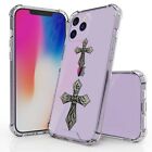 For iPhone 12 Pro Max Hybrid  Bumper Shockproof Case Medieval CROSS