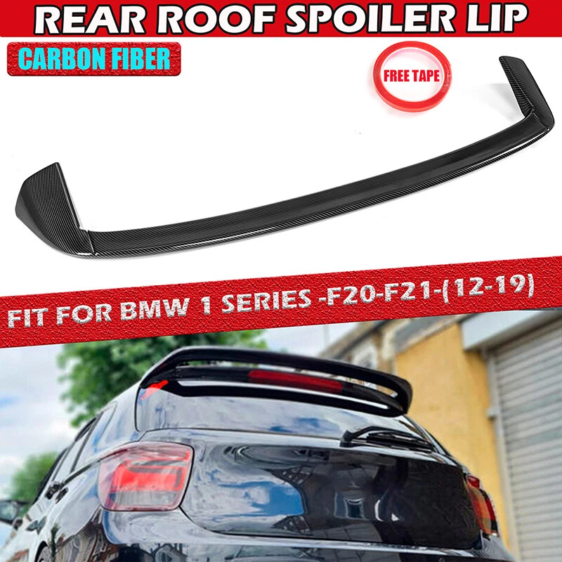 Carbon Fiber For BMW F20 F21 116i M135i M140i 2012-18 Rear Roof Spoiler Lip Wing - Image 1 of 4