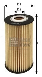 CLEAN FILTERS ML4581 Oil Filter for LEXUS,TOYOTA - Bild 1 von 1