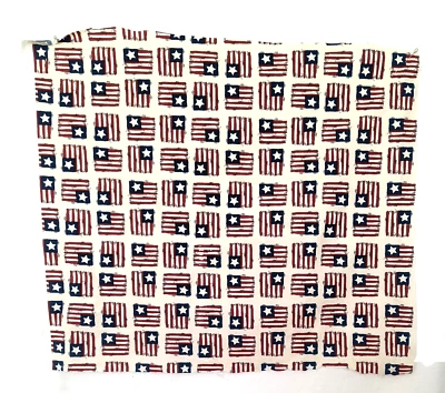 Banderas Fat Quarter 18" x 21" en tela de algodón beige claro Patriot nuevas de Jo-ann Foto 1 de 4