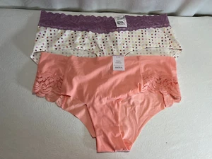 NWOT 2 Pair Women's AUDEN XL (16) Panties Cheeky Invisible Line and Bikini - Picture 1 of 3