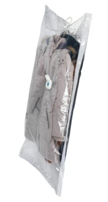 WENKO 2er Set Vakuum L XL Kleider Sack Aufbewahrung Kleidung 70x105 spart Platz - Bild 1 von 4