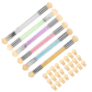 6pcs Sponge Nail Brushes Ombre Sponge Nail Art Tool Pens Nail Gradient Spong WPD - Picture 1 of 22