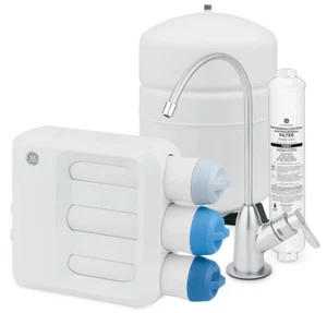 GE 5-Stufen Umkehrosmose Wasserfilteranlage GXRV40TBN Open Box Neu - Bild 1 von 6