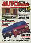 HEBDO CAR n°463 21/03/1985 VW GOLF GTI 205 GTI R5 GT TURBO R25 V6 TURBO BMW M5