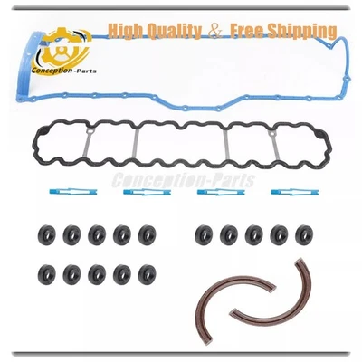 Fits Jeep 2000-2004 Grand Cherokee 4.0L 2000-2006 TJ 4.0L Oil Pan Gasket Kit US - Image 1 of 4
