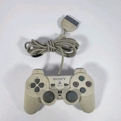 Sony PSone Analog Controller SCPH-110 White Wired Vintage Y2k - Image 1 of 4