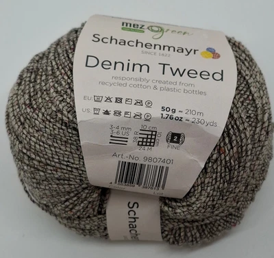 (130/kg): 50 g Schachenmayr DENIM TWEED, Pt. 81601, Fb. 002 #7774 - Bild 1 von 2