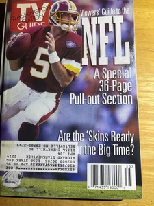 TV Guide September 2 1995 Heath Shuler NFL Preview Joe Montana Sela Ward - Picture 1 of 3