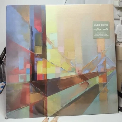 Billie Eilish Everything I Wanted Urban Outfitters Etched Yellow Vinyl Single - Image 1 of 3