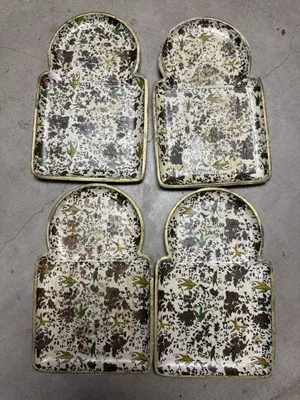 Handcrafted Wooden antique Japanese plate the Viking Age - Image 1 of 2