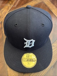 New Era 59Fifty Detroit Tigers Fitted Hat MLB Authentic Men's Size 7 3/8 - Picture 1 of 6