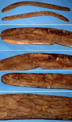 K45 - Boomerang de caza aborigen del desierto central del suroeste de Australia Foto 1 de 4