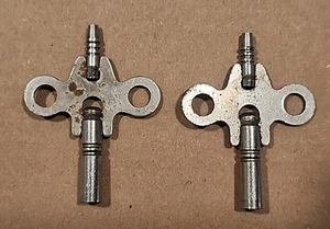 2 llaves de cuerda de reloj vintage, doble acabado ENVÍO GRATUITO - Imagen 1 de 6