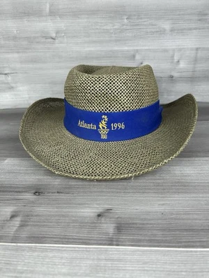 Vintage 1996 Olympic Games Collection Atlanta Straw Hat by Hanes - Image 1 of 4