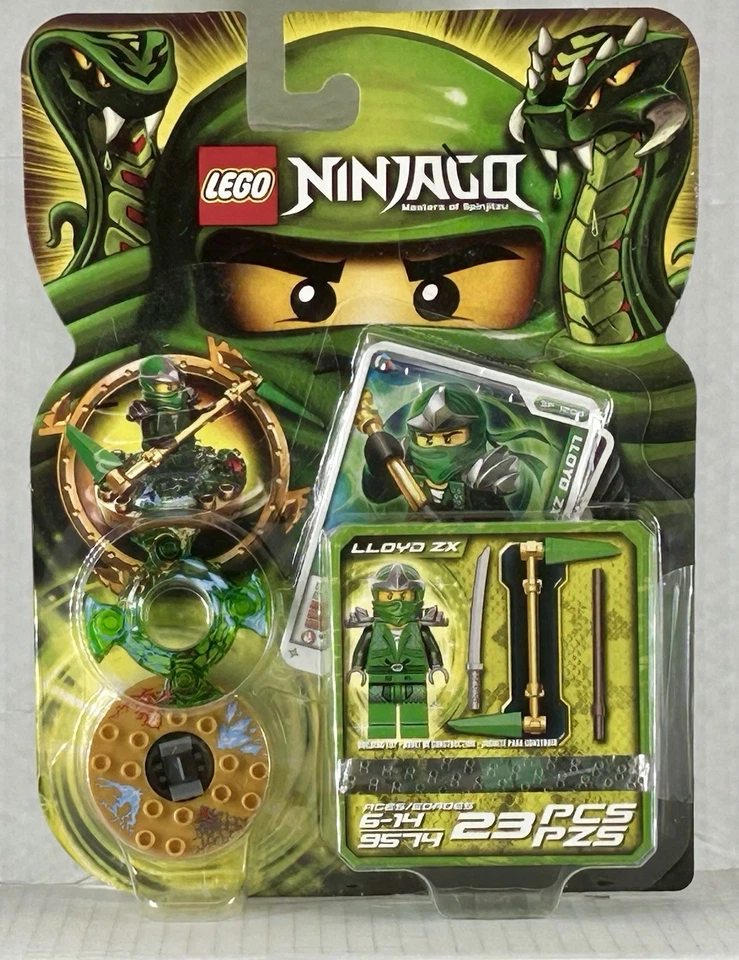  Lego Ninjago Masters of Spinjitzu 9574 Lloyd ZX Novo em folha - Imagem 1 de 4