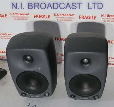 1x Par Altavoces Amplificados Genelec 8030a con Pies de Goma Foto 1 de 4