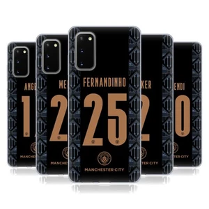 MAN CITY FC 2020/21 SPELERS UIT KIT GROEP 2 GEL CASE HOESJE VOOR SAMSUNG PHONE 1 - Afbeelding 1 van 14