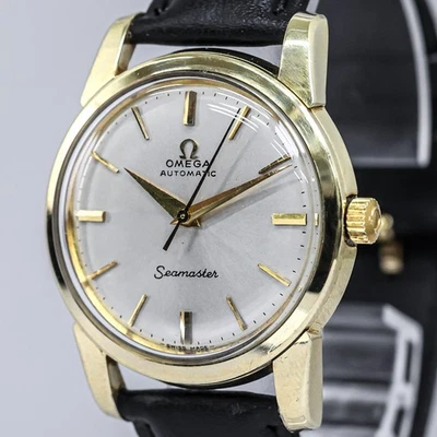 No Tariffs *NEAR MINT* Vintage 1961 OMEGA Seamaster Cal.552 Auto Gold 34mm Men's - Image 1 of 4