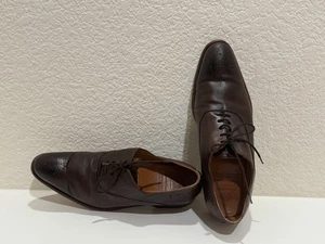 Scarpe eleganti Oxford Finsbury Classic Range marroni da uomo 8,5 Goodyear in pelle saldata - Foto 1 di 24