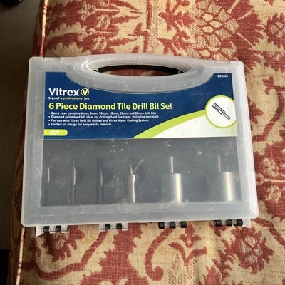 Kit de taladro de porcelana Vitrex DDK001 6 piezas especial Foto 1 de 3
