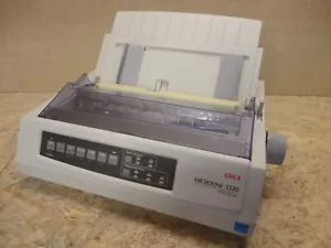 OKI Microline ML3320 USB Dot Matrix 9 Pin Printer - USB & PARALLEL Complete - Imagen 1 de 4