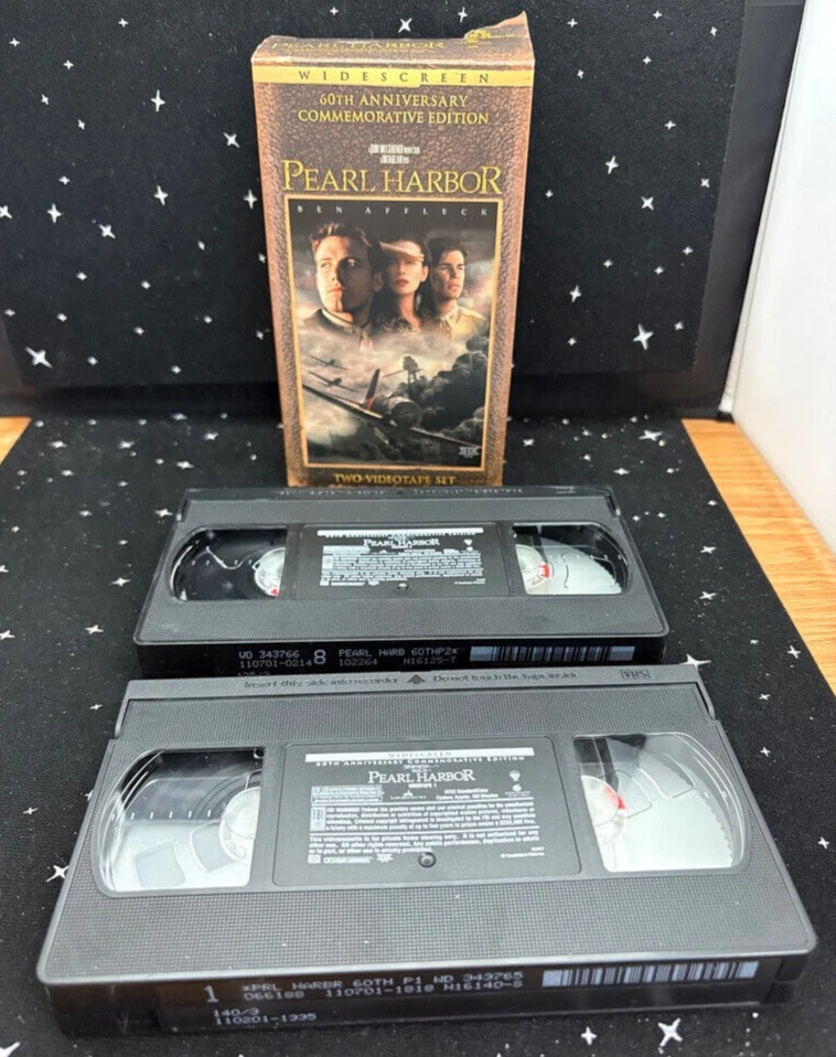VTG Pearl Harbor 2 VHS Set 60th Anniversary 2001 Widescreen Tested - Image 1 of 4