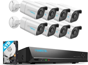 4K Poe Kit Telecamere Videosorveglianza, Rilevamento Di Uomo/Veicolo, NVR 16CH 4 - Foto 1 di 12