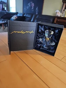 Vtg Marilyn Miglin Crystal Perfume Vanity Bottle Refillable - Picture 1 of 12