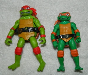 Teenage Mutant Ninja Turtles Mayhem 3pc LOT Raphael Mikey Donatello Figures ONLY - Picture 1 of 9